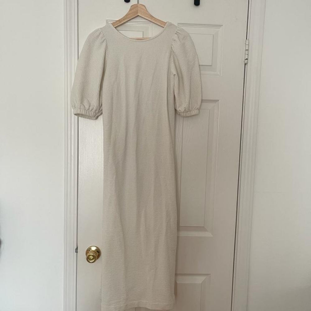 Maxi open back dress